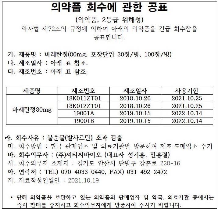 씨티씨바이오_회수공표_바레탄정80mg.jpg