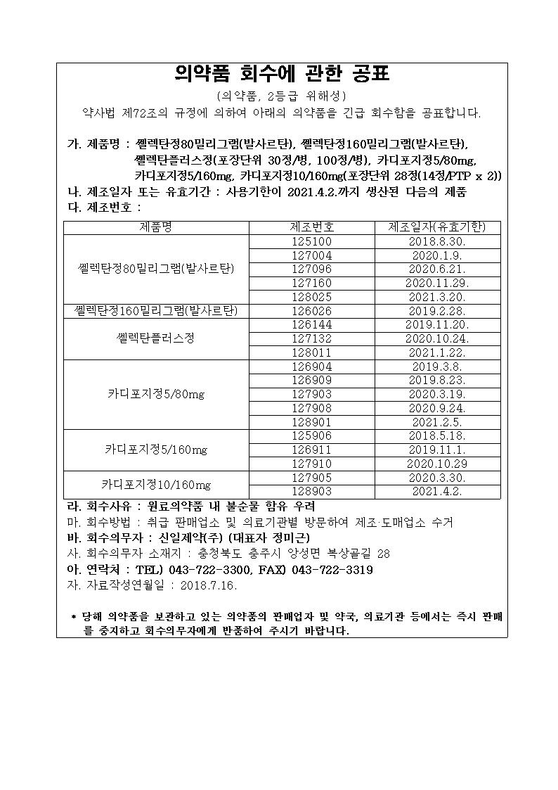 [신일제약] 의약품 회수에 관한 공표.jpg